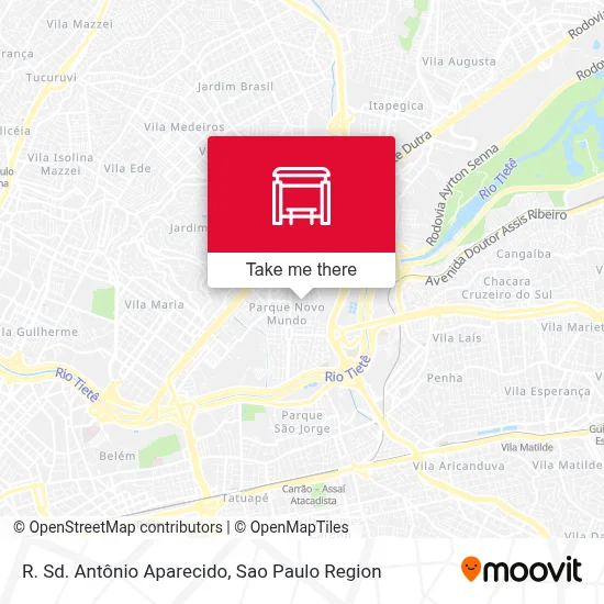 R. Sd. Antônio Aparecido map
