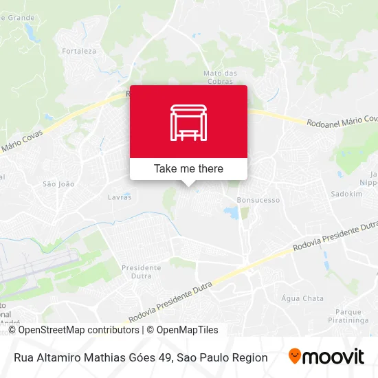 Rua Altamiro Mathias Góes 49 map