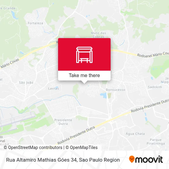Rua Altamiro Mathias Góes 34 map