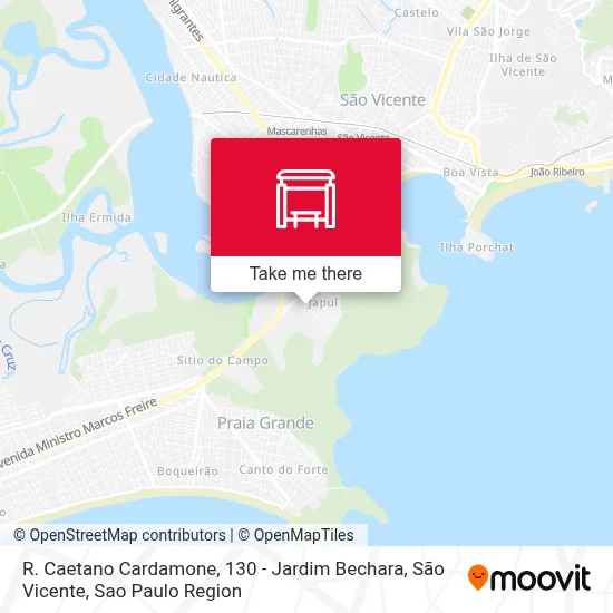 R. Caetano Cardamone, 130 - Jardim Bechara, São Vicente map