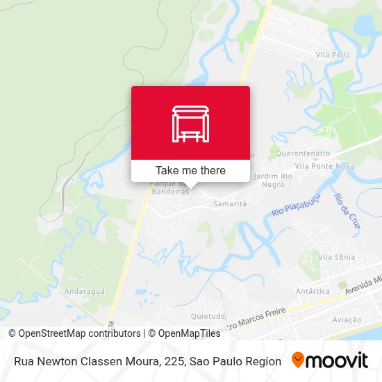 Rua Newton Classen Moura, 225 map