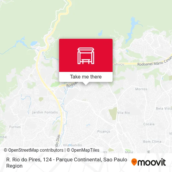 R. Rio do Pires, 124 - Parque Continental map