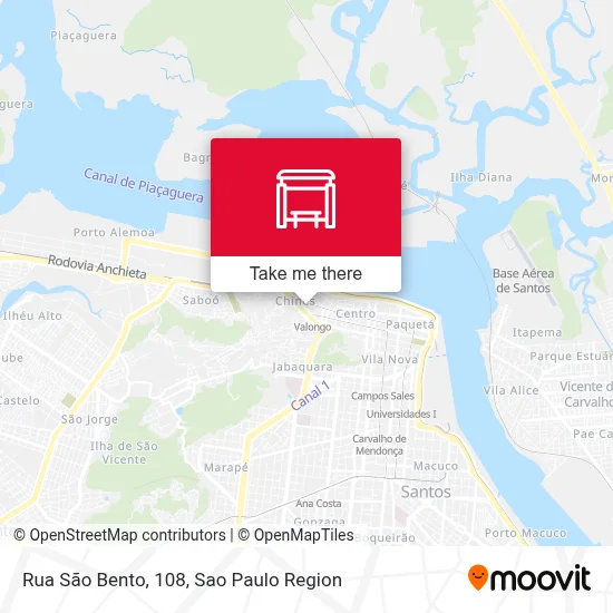 Rua São Bento, 108 map