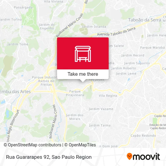 Rua Guararapes 92 map