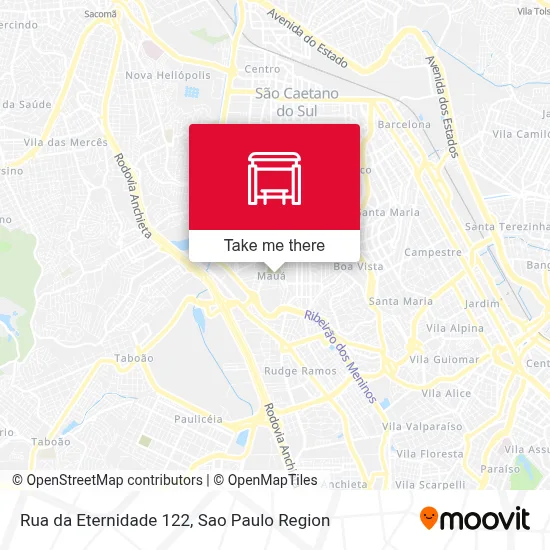 Rua da Eternidade 122 map