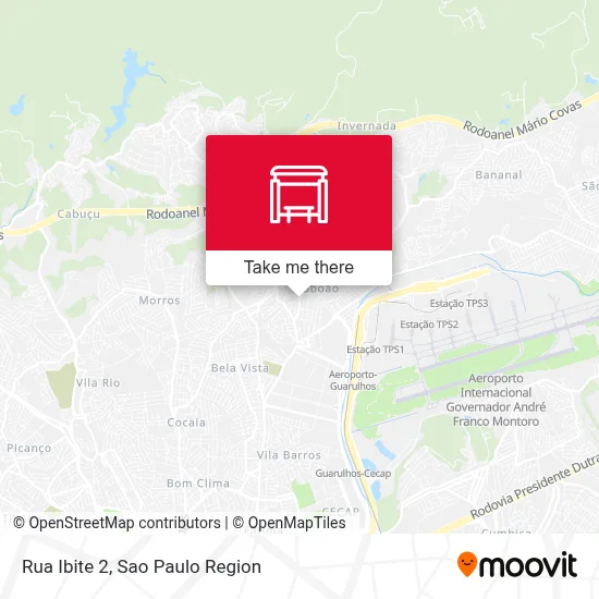 Rua Ibite 2 map