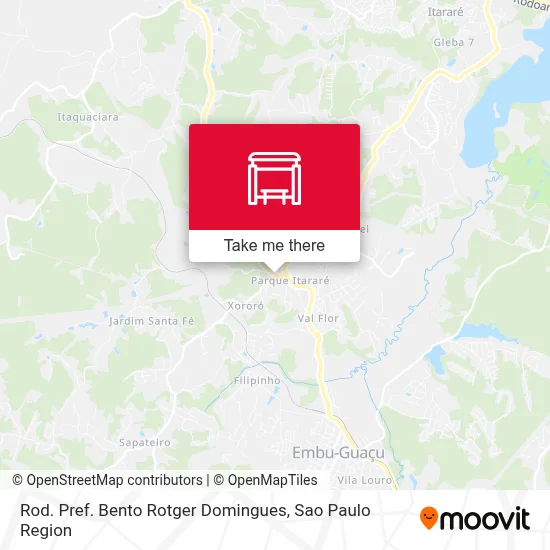 Rod. Pref. Bento Rotger Domingues map