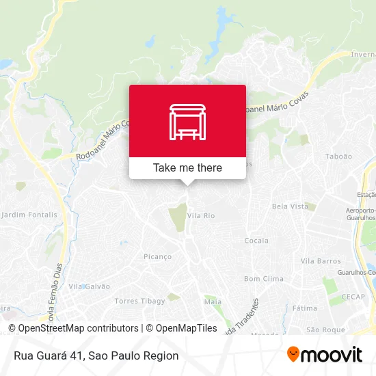 Rua Guará 41 map
