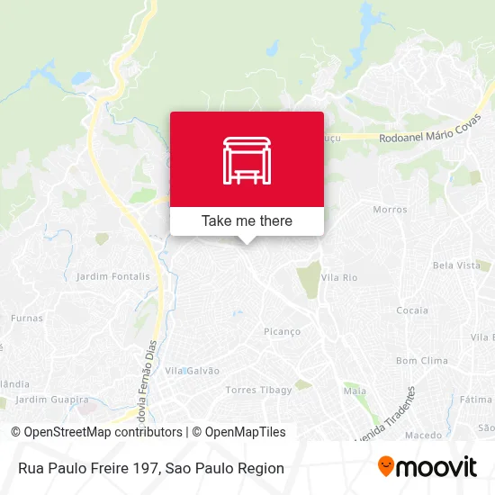 Rua Paulo Freire 197 map