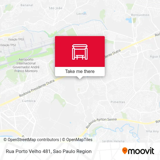 Rua Porto Velho 481 map