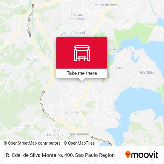 R. Cde. de Silva Monteiro, 400 map