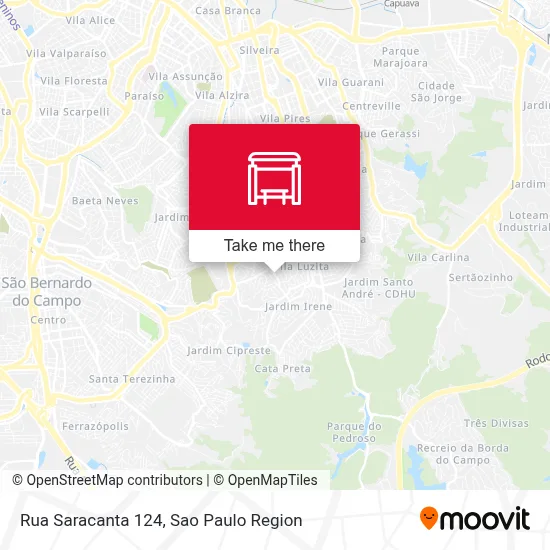 Rua Saracanta 124 map