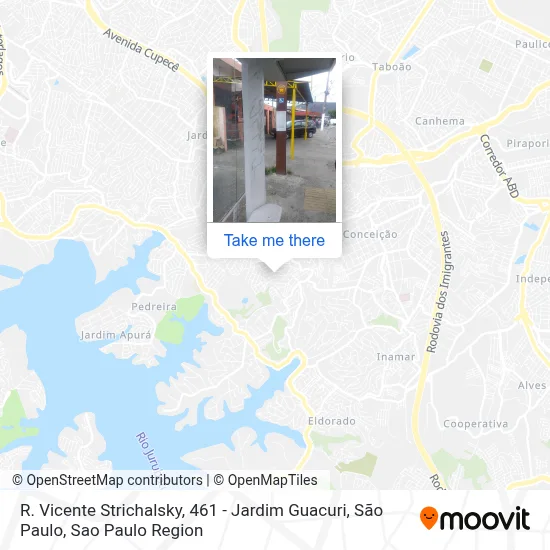 R. Vicente Strichalsky, 461 - Jardim Guacuri, São Paulo map