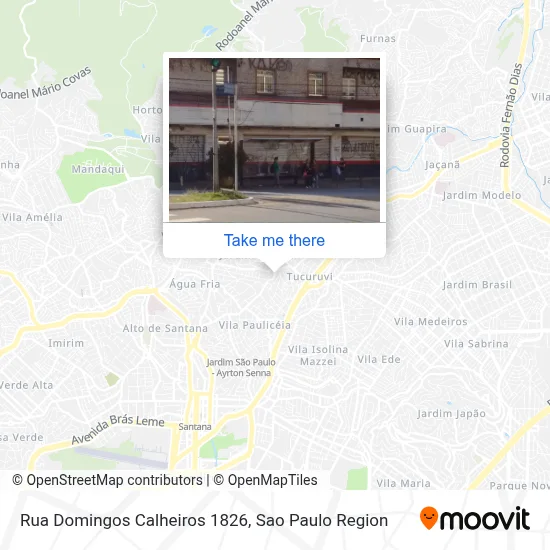 Rua Domingos Calheiros 1826 map