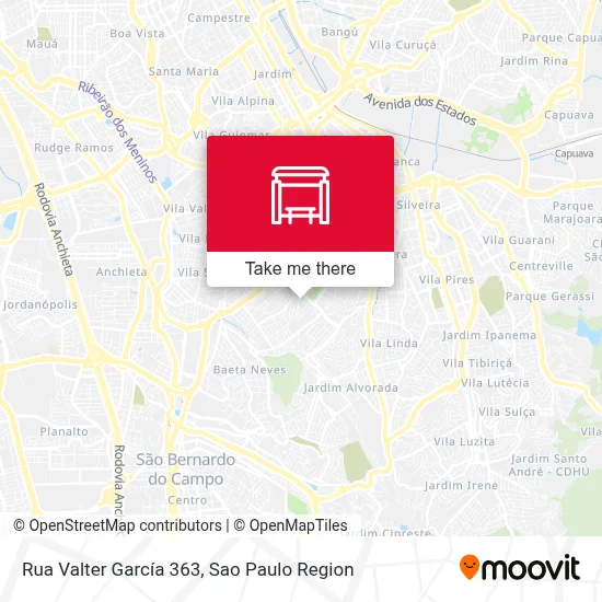 Rua Valter García 363 map