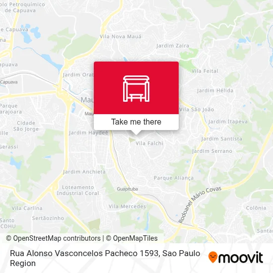 Rua Alonso Vasconcelos Pacheco 1593 map