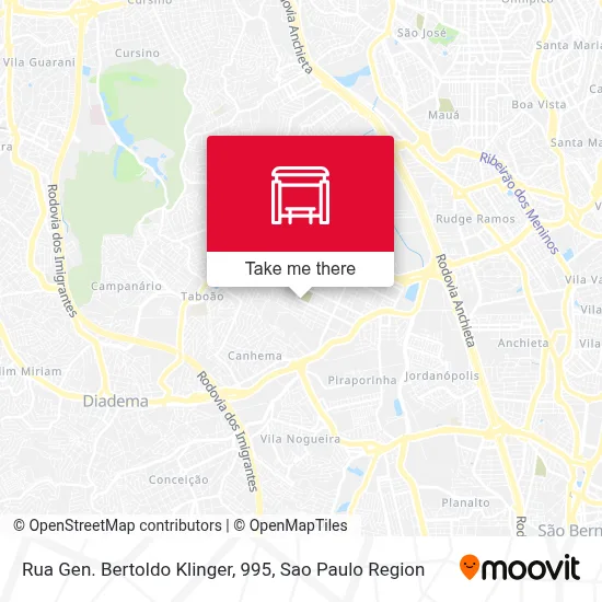Rua Gen. Bertoldo Klinger, 995 map