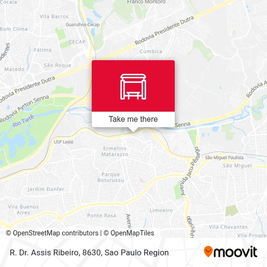 R. Dr. Assis Ribeiro, 8630 map
