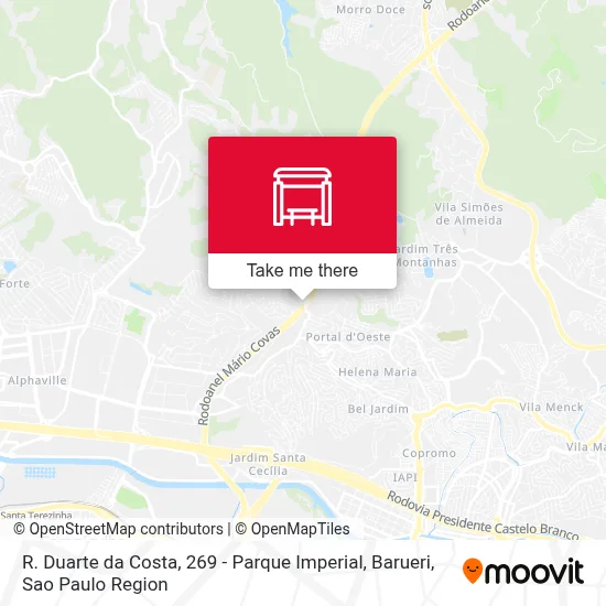 R. Duarte da Costa, 269 - Parque Imperial, Barueri map