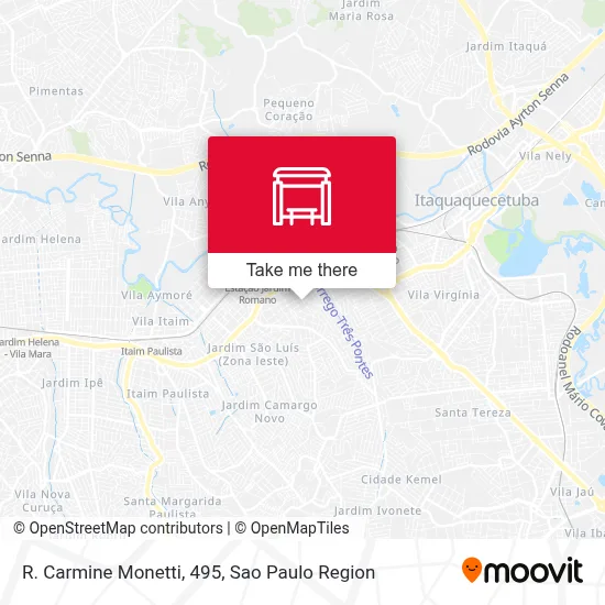 R. Carmine Monetti, 495 map