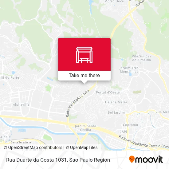 Rua Duarte da Costa 1031 map