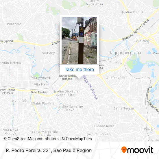 R. Pedro Pereira, 321 map