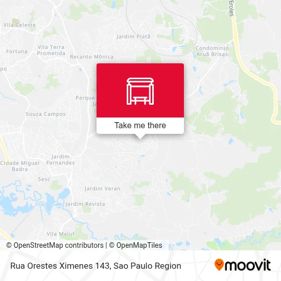 Rua Orestes Ximenes 143 map