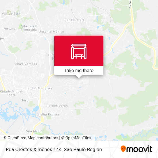 Rua Orestes Ximenes 144 map