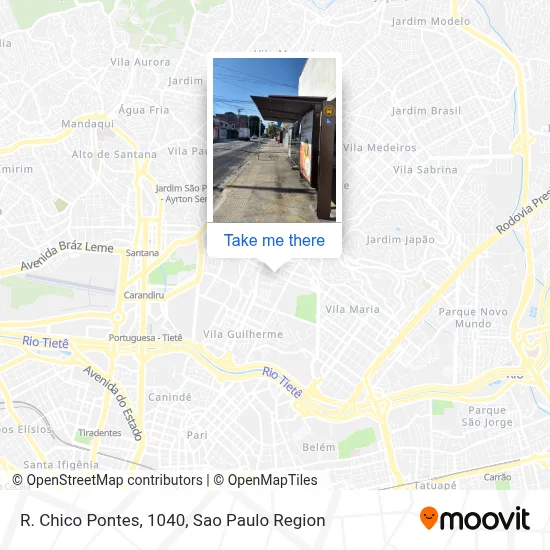 R. Chico Pontes, 1040 map