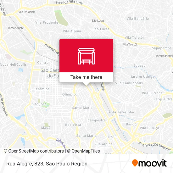 Rua Alegre, 823 map