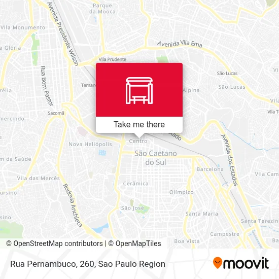 Rua Pernambuco, 260 map
