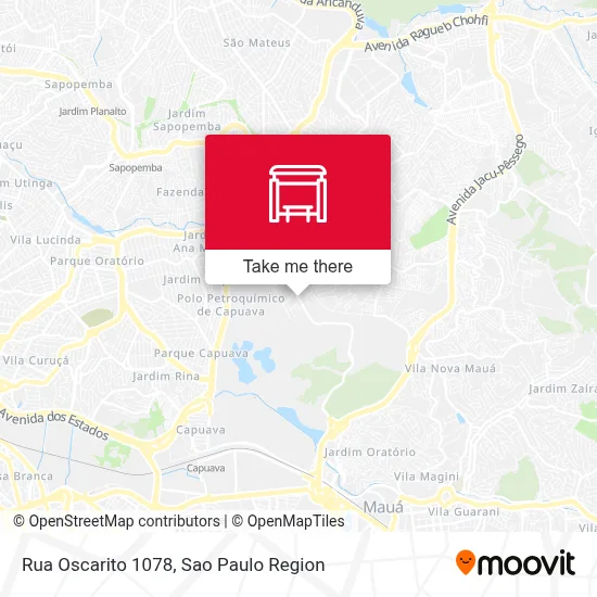 Rua Oscarito 1078 map