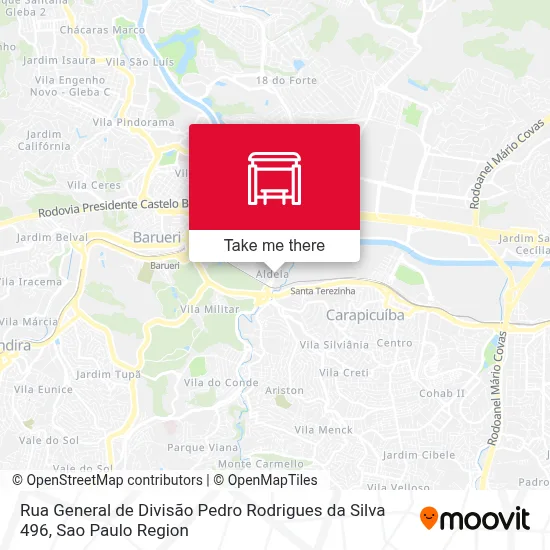 Rua General de Divisão Pedro Rodrigues da Silva 496 map