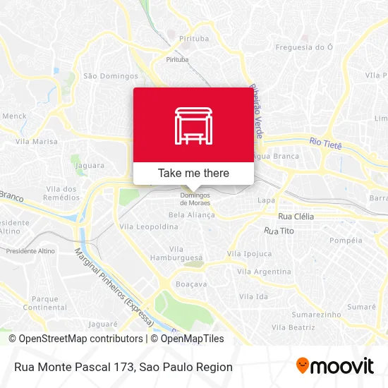 Rua Monte Pascal 173 map