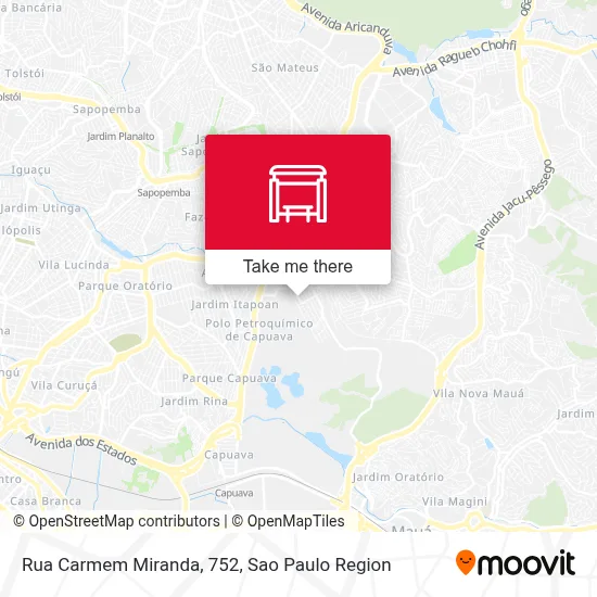 Rua Carmem Miranda, 752 map