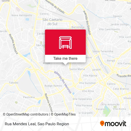 Rua Mendes Leal map
