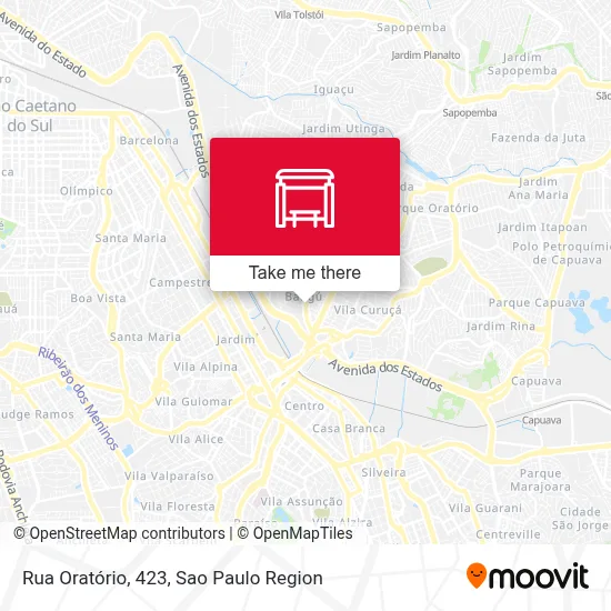 Rua Oratório, 423 map