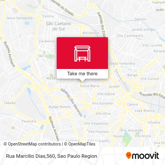 Rua Marcilio Dias,560 map