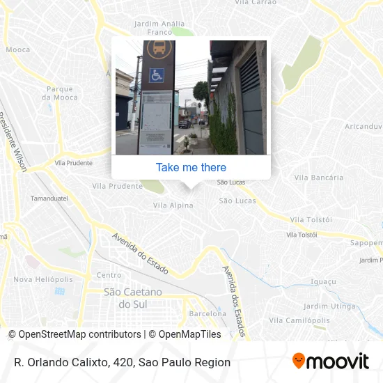 R. Orlando Calixto, 420 map