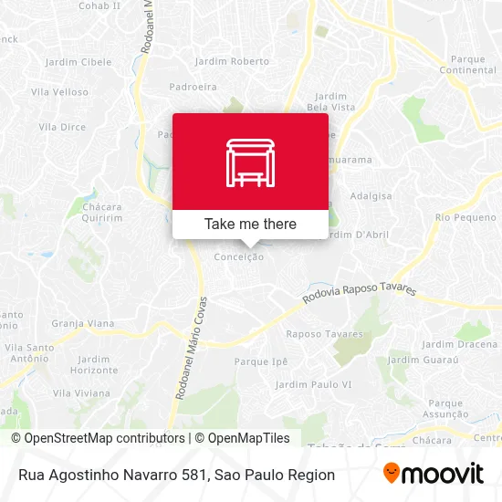 Rua Agostinho Navarro 581 map