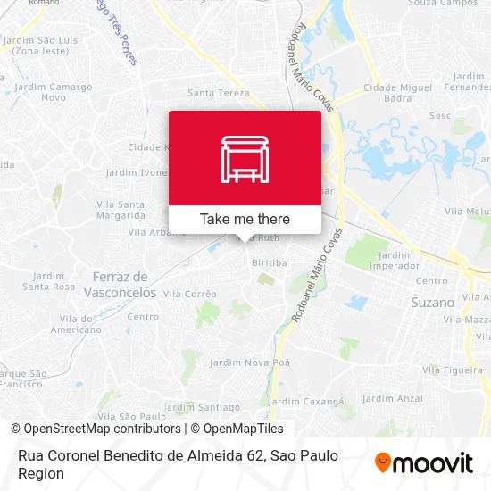 Rua Coronel Benedito de Almeida 62 map