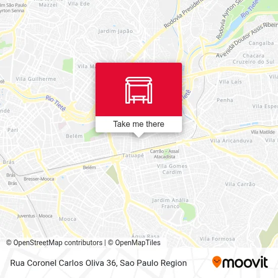 Rua Coronel Carlos Oliva 36 map