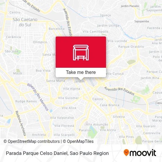 Parada Parque Celso Daniel map