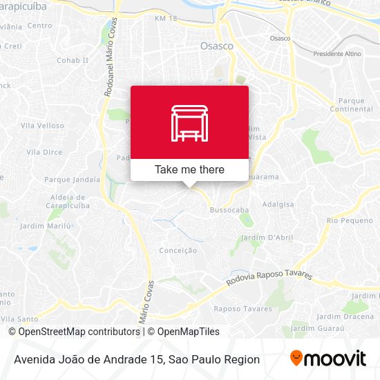 Avenida João de Andrade 15 map