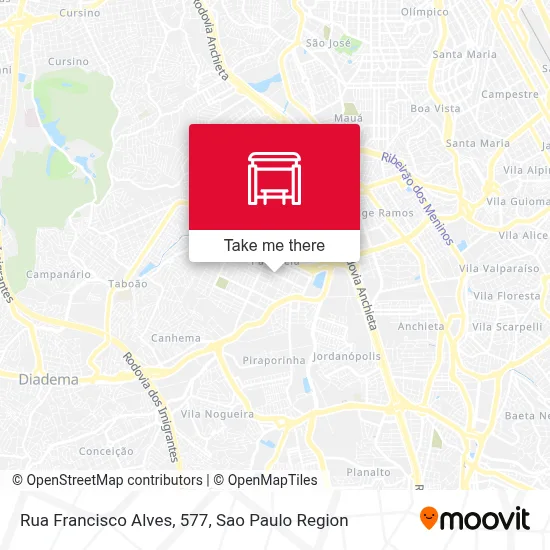 Rua Francisco Alves, 577 map