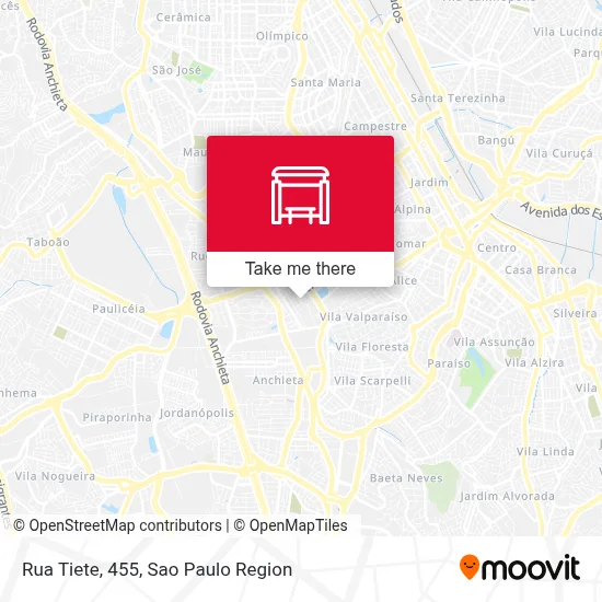 Rua Tiete, 455 map