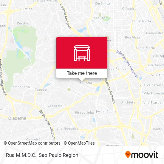 Rua M.M.D.C. map