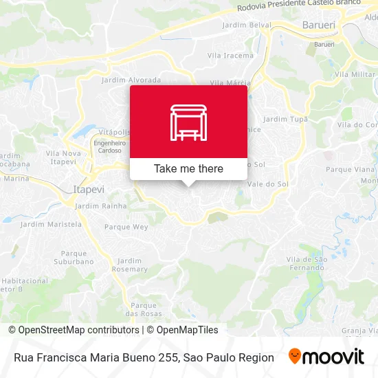 Rua Francisca Maria Bueno 255 map