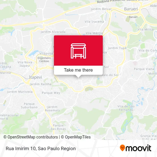 Rua Imirim 10 map