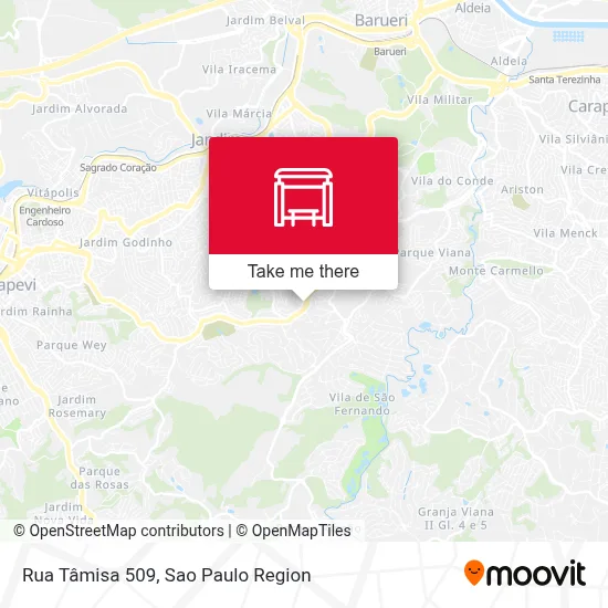 Rua Tâmisa 509 map